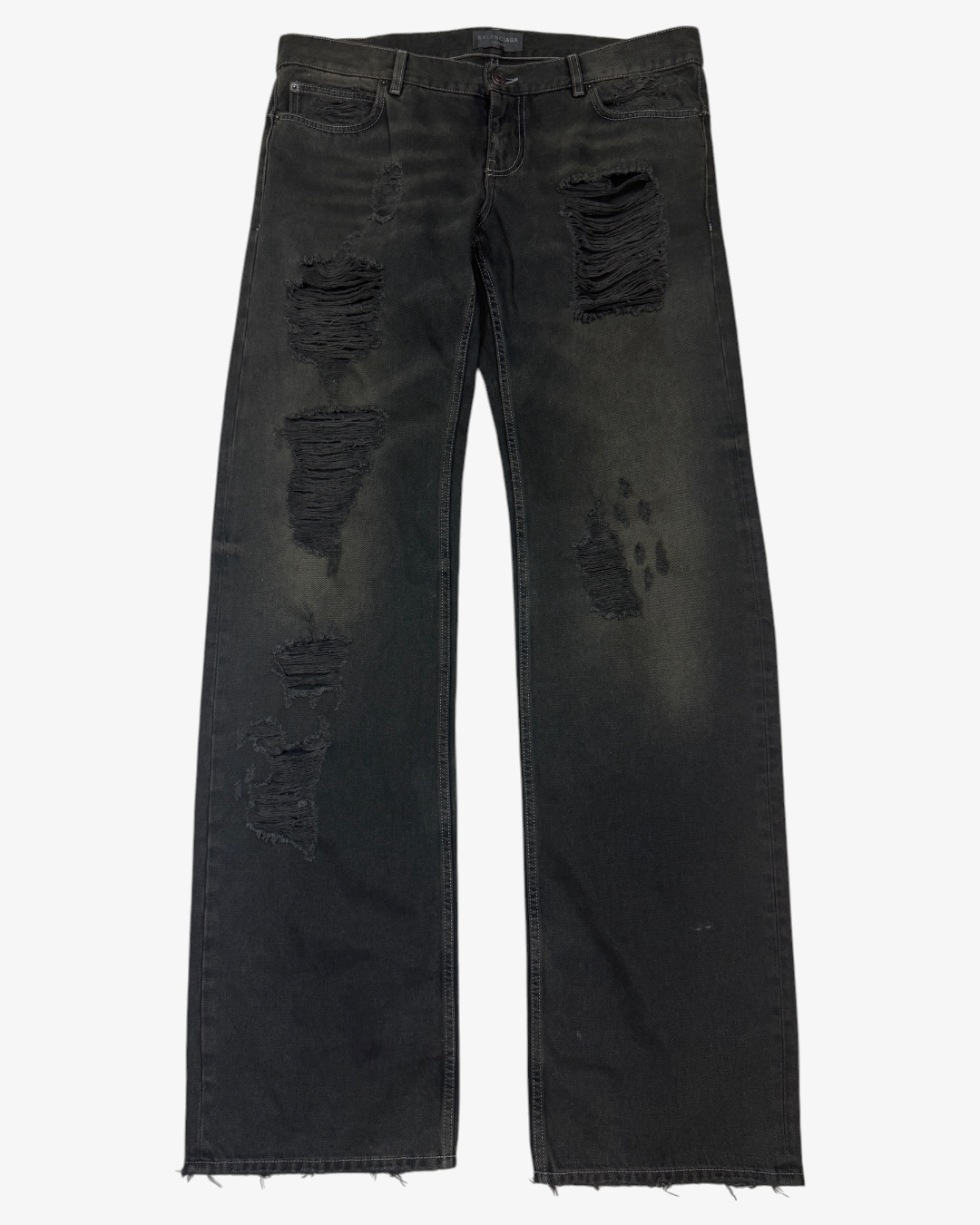 SS25 Runway Destroyed Denim