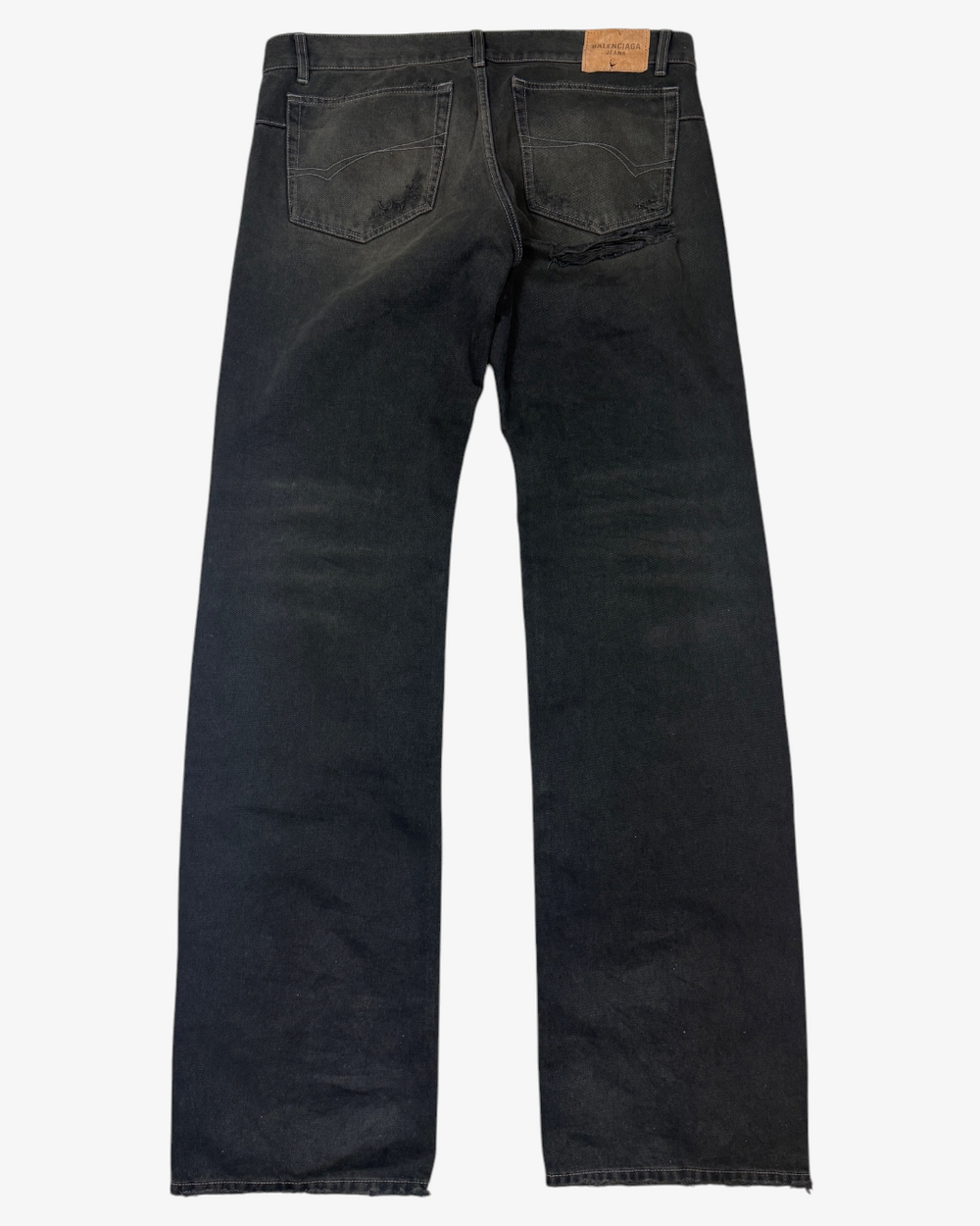 SS25 Runway Destroyed Denim