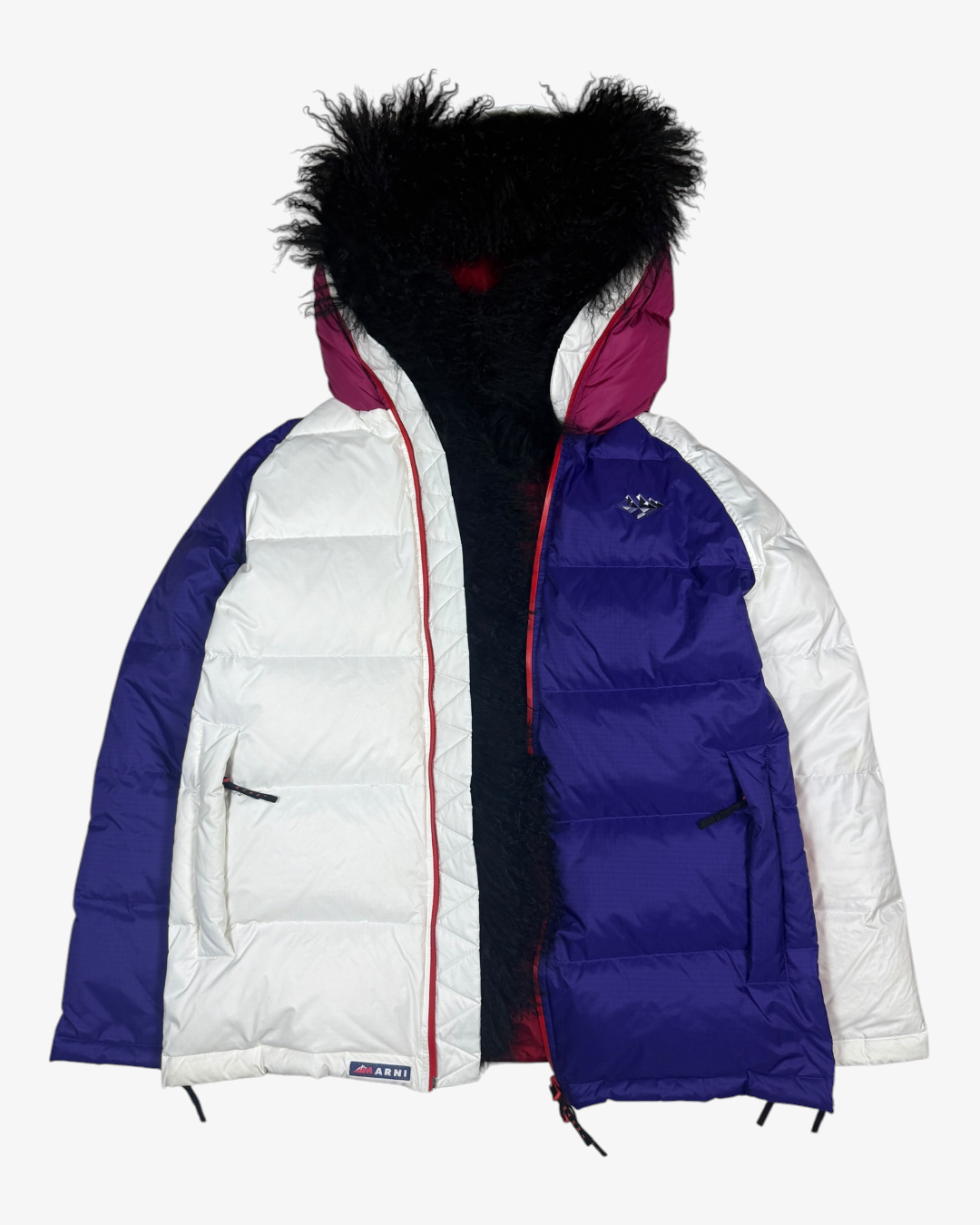 Colorblock Down Jacket